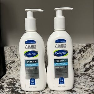 2-Pack New Cetaphil Eczema Restoraderm Soothing Moisturizer 10 fl oz each